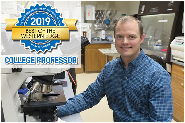 Dsus Steffan Wins 2019 Best College Professor In Dickinson Press Contest Dickinson State 